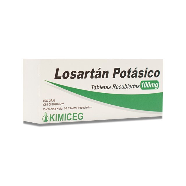 LOSARTAN POTASICO 100MG TAB X 30 (KIMICEG)